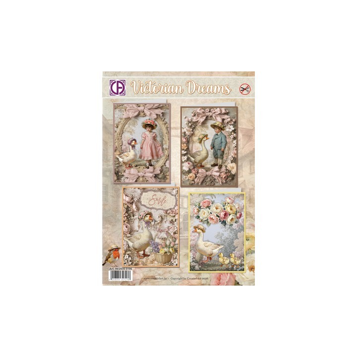(RE2530-0196)3D Creative CutOuts Victorian Dreams