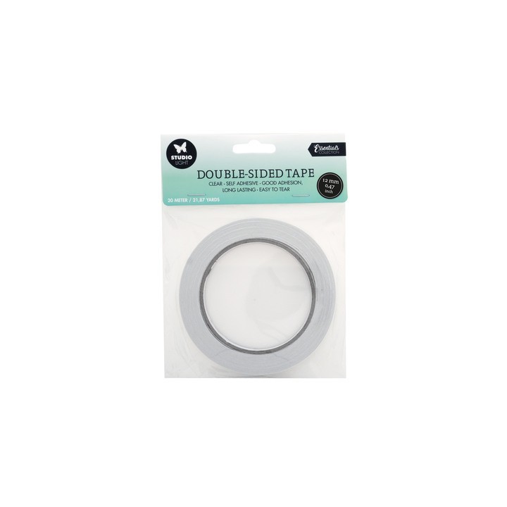 (SL-ES-DATAPE04)Studio light Double-sided adhesive tape 12mm Essentials Toolsnr. 04