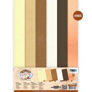 (BB-A4-10032)Linen Cardstock Pack - Berries Beauties - Homestead Bakery - A4