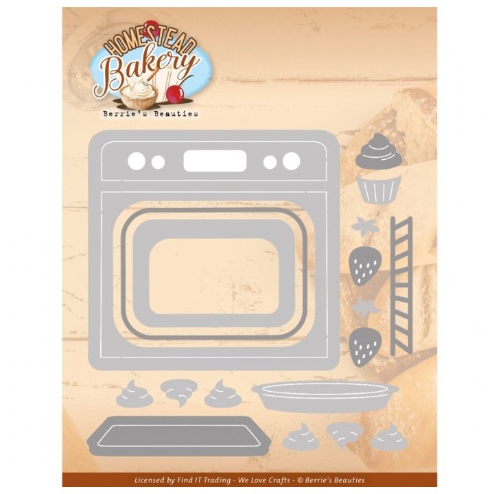 (BBD10098)Dies - Berries Beauties - Homestead Bakery - Bakery Machines