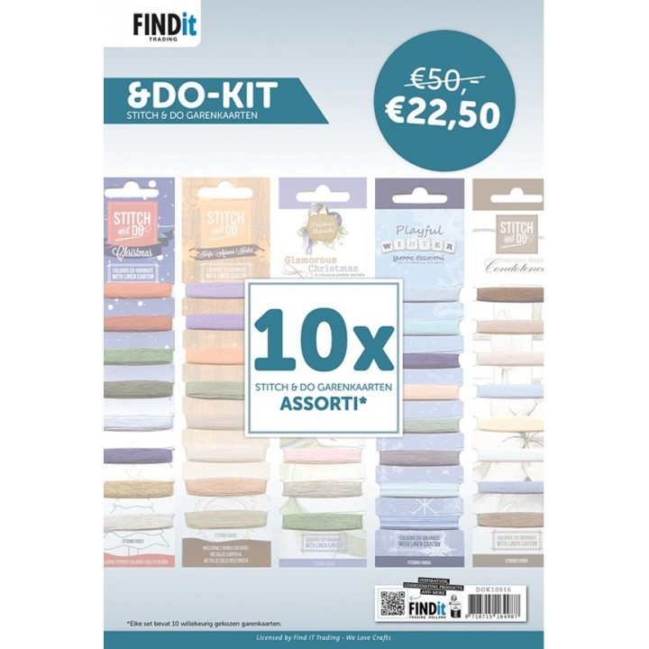 (DOK10016)And Do - Kit - Stitch & Do garenkaarten