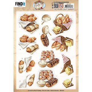 (SB11109)3D Pushout Sheet - Berries Beauties - Homestead Bakery - Fresh Basket