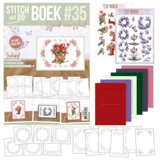 (STDOBB035)Stitch & Do boek A6 - 35 Springtime