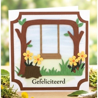 (BBD10101)Dies - Berries Beauties - Cute Animals - Park Scene