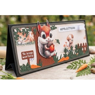 (BBD10102)Dies - Berries Beauties - Cute Animals - Garden Scene