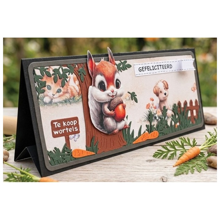 (BBD10102)Dies - Berries Beauties - Cute Animals - Garden Scene