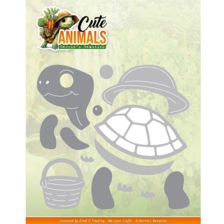 (BBD10104)Dies - Berries Beauties - Cute Animals - Turtle