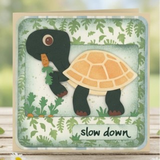 (BBD10104)Dies - Berries Beauties - Cute Animals - Turtle