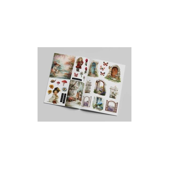 (CM-BOEK-002)3D Creative CutOuts Blush and Kisses - Crafted Memories