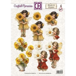 (CM-004)3D Creative CutOuts Blush and Kisses 04