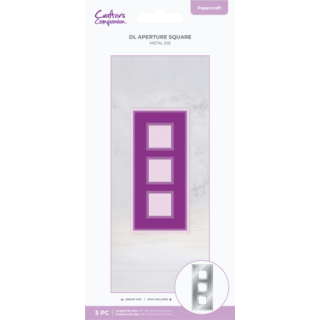 (CC-MD-DASQ)Crafter's Companion DL Aperture Metal Die Square