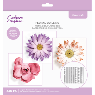 (CC-KIT-FLQU)Crafter's Companion Floral Quilling Kit