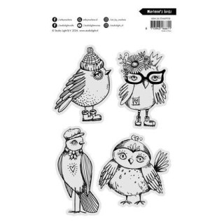 (ABM-26-STAMP938)Studio light Stamp Marlene's Birds Art by Marlene n° 938
