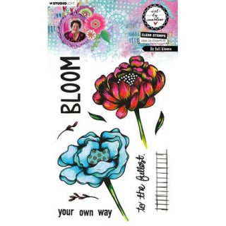 (ABM-26-STAMP939)Studio light Stamp In Full Bloom Art by Marlene n° 939
