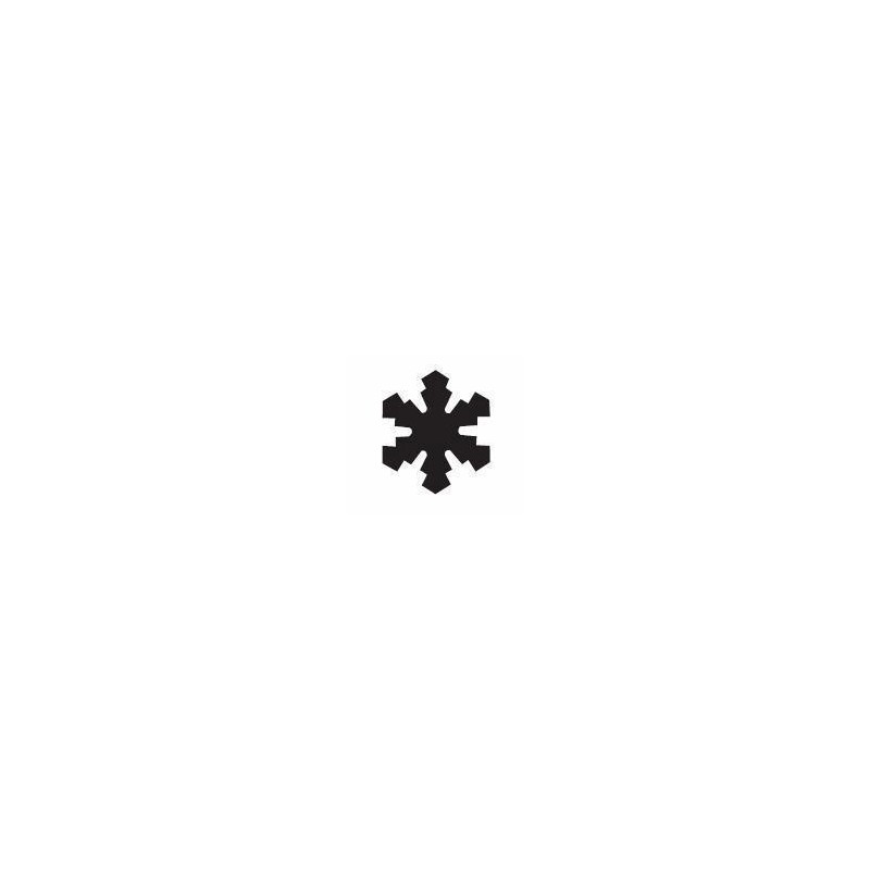 Easy punch : snow flake 1 38X45MM