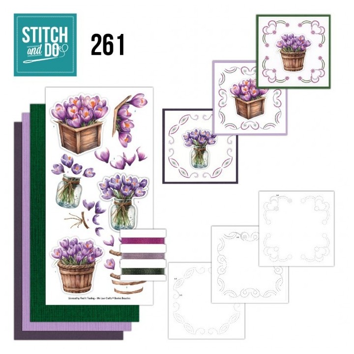 (STDO261)Stitch and Do 261 - Berries Beeauties - First Blossoms