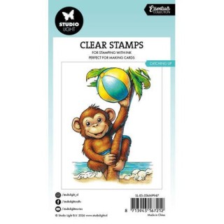 (SL-ES-STAMP947)Studio light Stamp Catching Up, Monkey Essentials n° 947