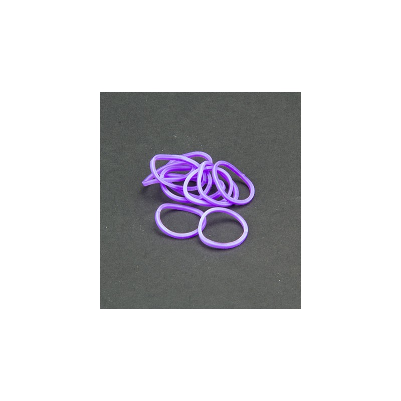 (6200/0807)Band It 600 rubberbands purple