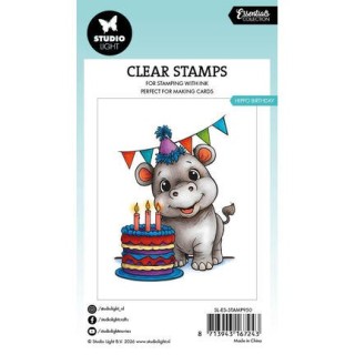 (SL-ES-STAMP950)Studio light Stamp Hippo Birthday Essentials n° 950
