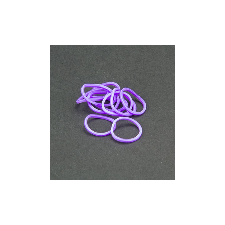 (6200/0807)Band-it - sachet élastiques 600 pièces purple