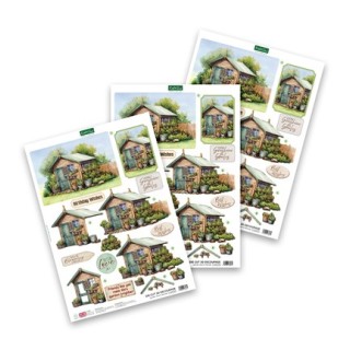 (11-DCD749)Katy Sue Designs  3D Die-Cut Garden Room Retreat (3pcs)