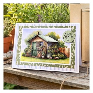 (11-DCD749)Katy Sue Designs  3D Die-Cut Garden Room Retreat (3pcs)