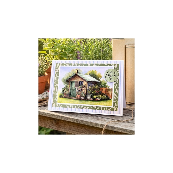 (11-DCD749)Katy Sue Designs  3D Die-Cut Garden Room Retreat (3pcs)