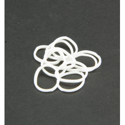 (6200/0810)Band-it - sachet élastiques 600 pièces white