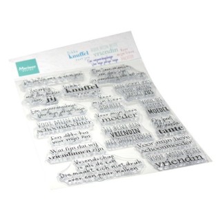 (CS1197)Clear stamp Famille & Amis