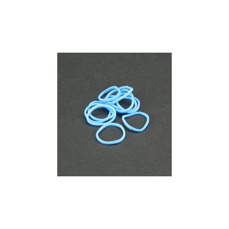 (6200/0811)Band It 600 rubberbands light blue