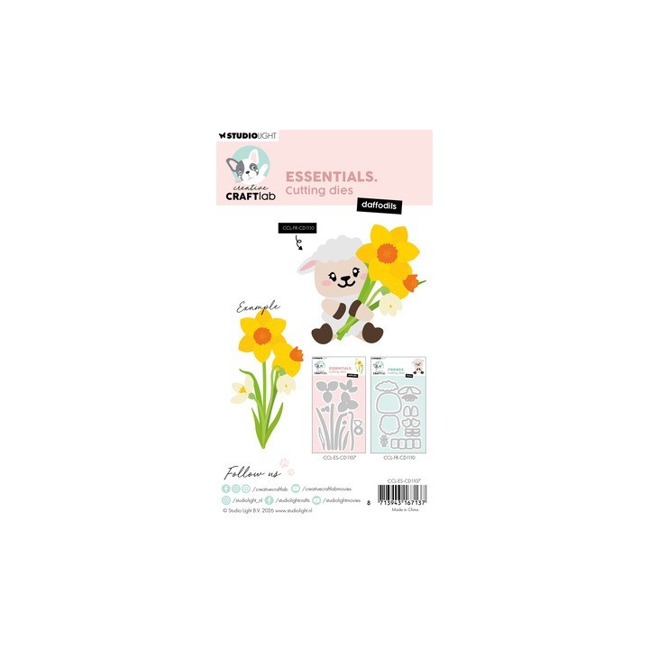 (CCL-ES-CD1107)Studio Light Cutting Die Daffodils Essentials n° 1107