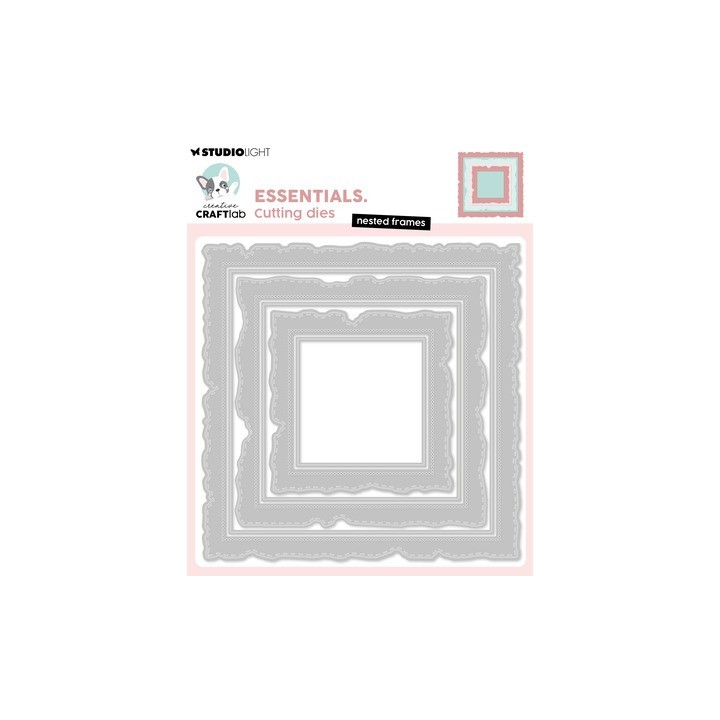 (CCL-ES-CD1108)Studio Light Cutting Die Nested Frames Essentials n° 1108