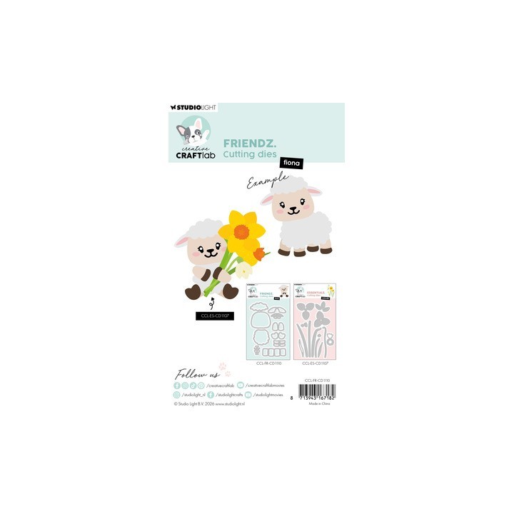(CCL-FR-CD1110)Studio Light Cutting Die Fiona Friendz n° 1110