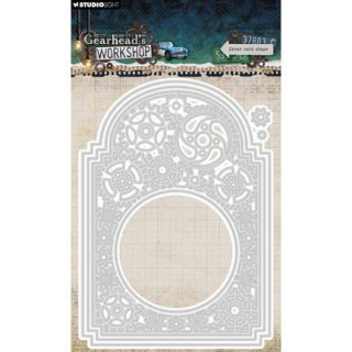 (SL-GW-CD1105)Studio Light Cutting Die Gear card shape Gearhead's Workshop nr. 1105