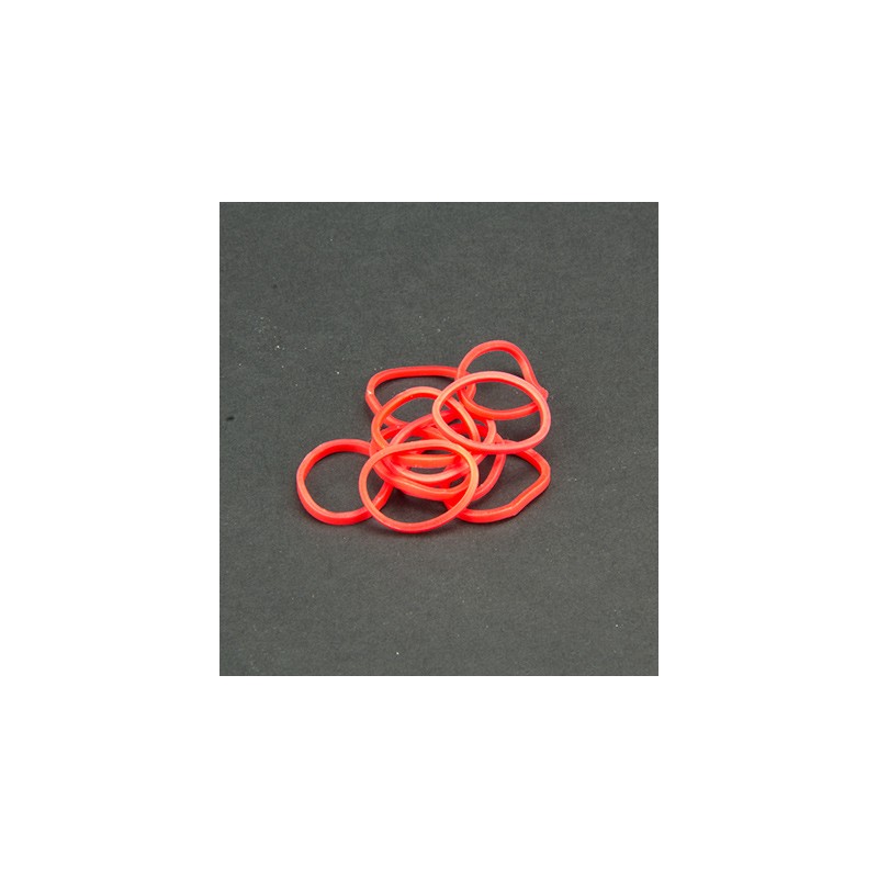 (6200/0812)Band It 600 rubberbands red