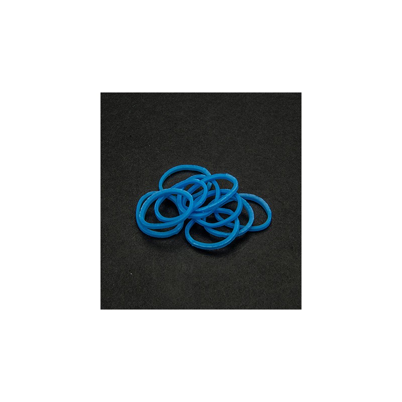 (6200/0850)Band It 600 rubberbands Neon Blue