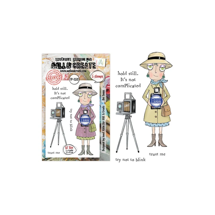 (AALL-TP-1370)Through the Lens A7 Stamp Sets Dee Snaps by Janet Klein