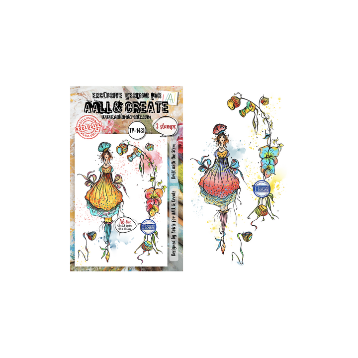 (AALL-TP-1431)Through the Lens A6 Stamp Sets Drift with the Stem by Soizic