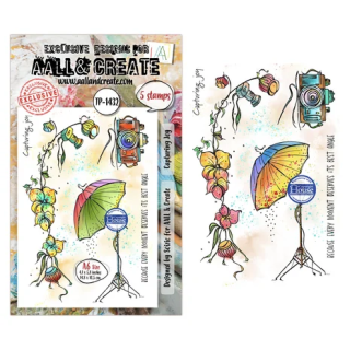 (AALL-TP-1432)Through the Lens A6 Stamp Sets Capturing Joy by Soizic