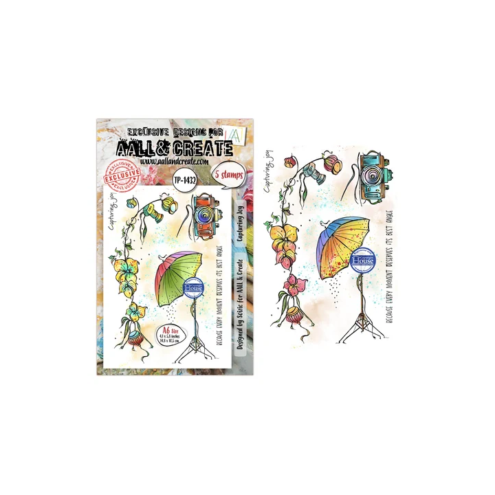 (AALL-TP-1432)Through the Lens A6 Stamp Sets Capturing Joy by Soizic