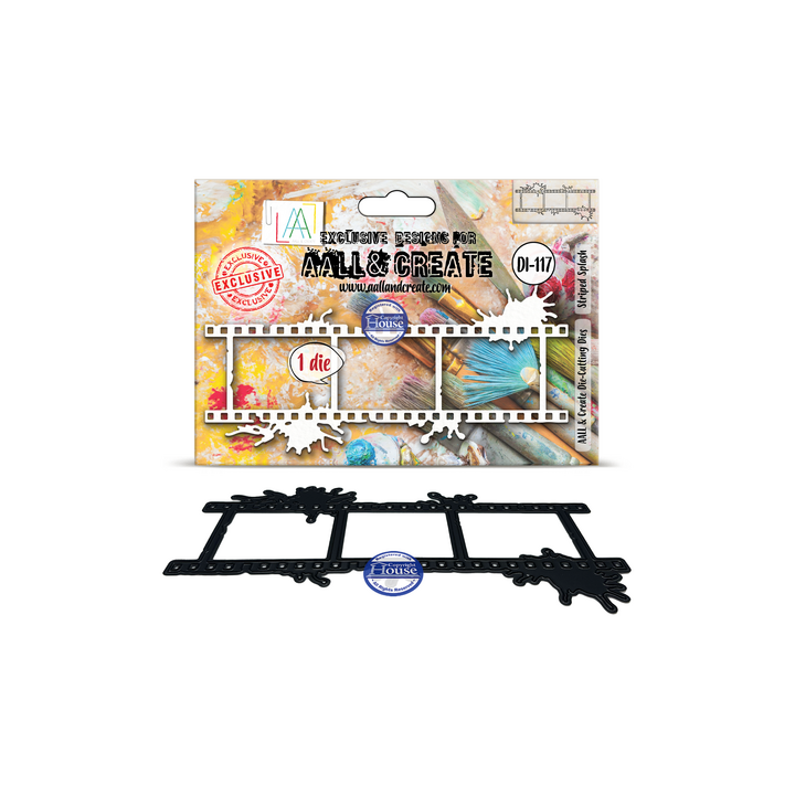 (AALL-DI-117)Through the Lens Die-Cutting Die Set Striped Splash by Autour de Mwa & Co