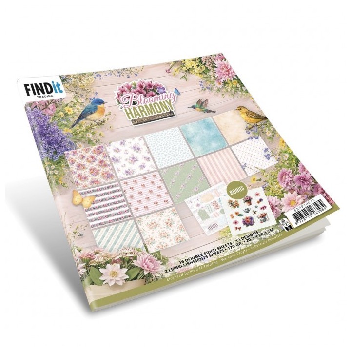 (BBPP10041)Paperpack - Berries Beauties - Blooming Harmony 20 x 20 cm