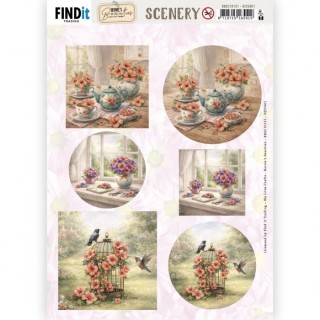 (BBSC10131)Scenery Push out - Berries Beauties - Blooming Harmony
