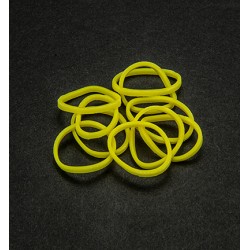 (6200/0852)Band It 600 rubberbands Neon Yellow