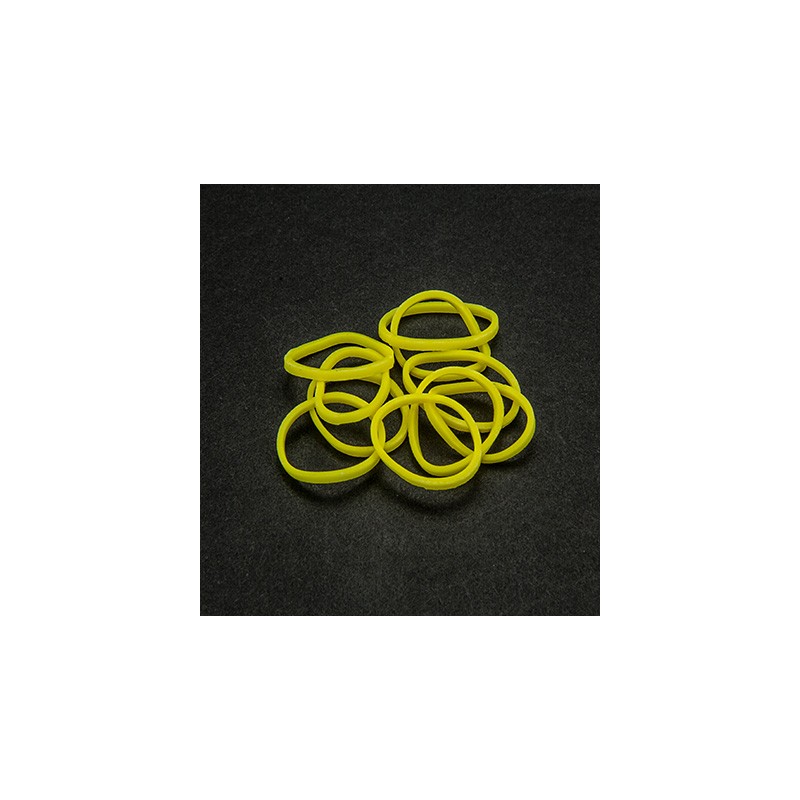 (6200/0852)Band It 600 rubberbands Neon Yellow