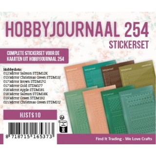 (HJSTS10)Stickerset Hobbyjournaal 254