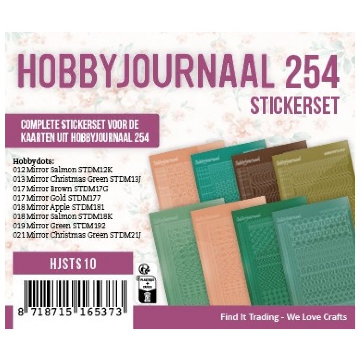 (HJSTS10)Stickerset Hobbyjournaal 254