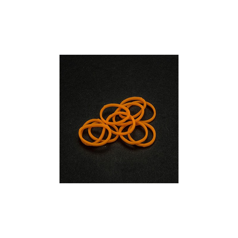 (6200/0853)Band It 600 rubberbands Neon Yellow Orange