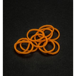 (6200/0853)Band It 600 rubberbands Neon Yellow Orange