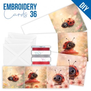 (STDOPP036)Stitch and Do Cards 36 - Ladybug